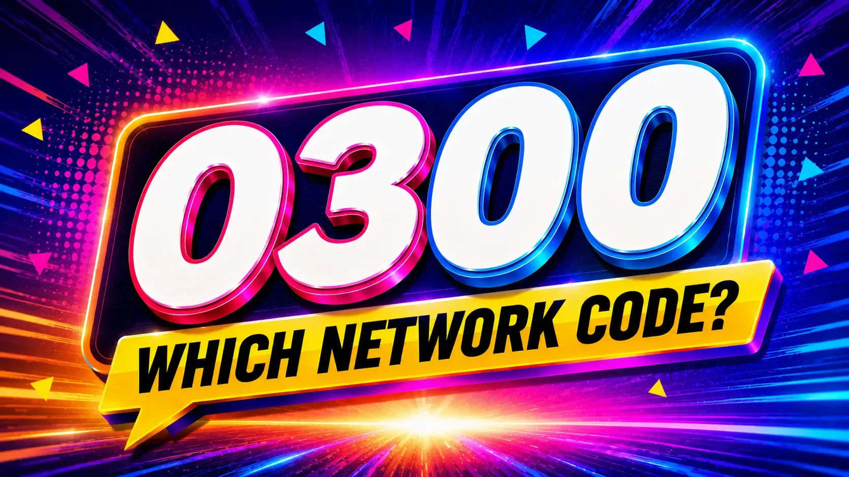 0300 which network code in pakistan
