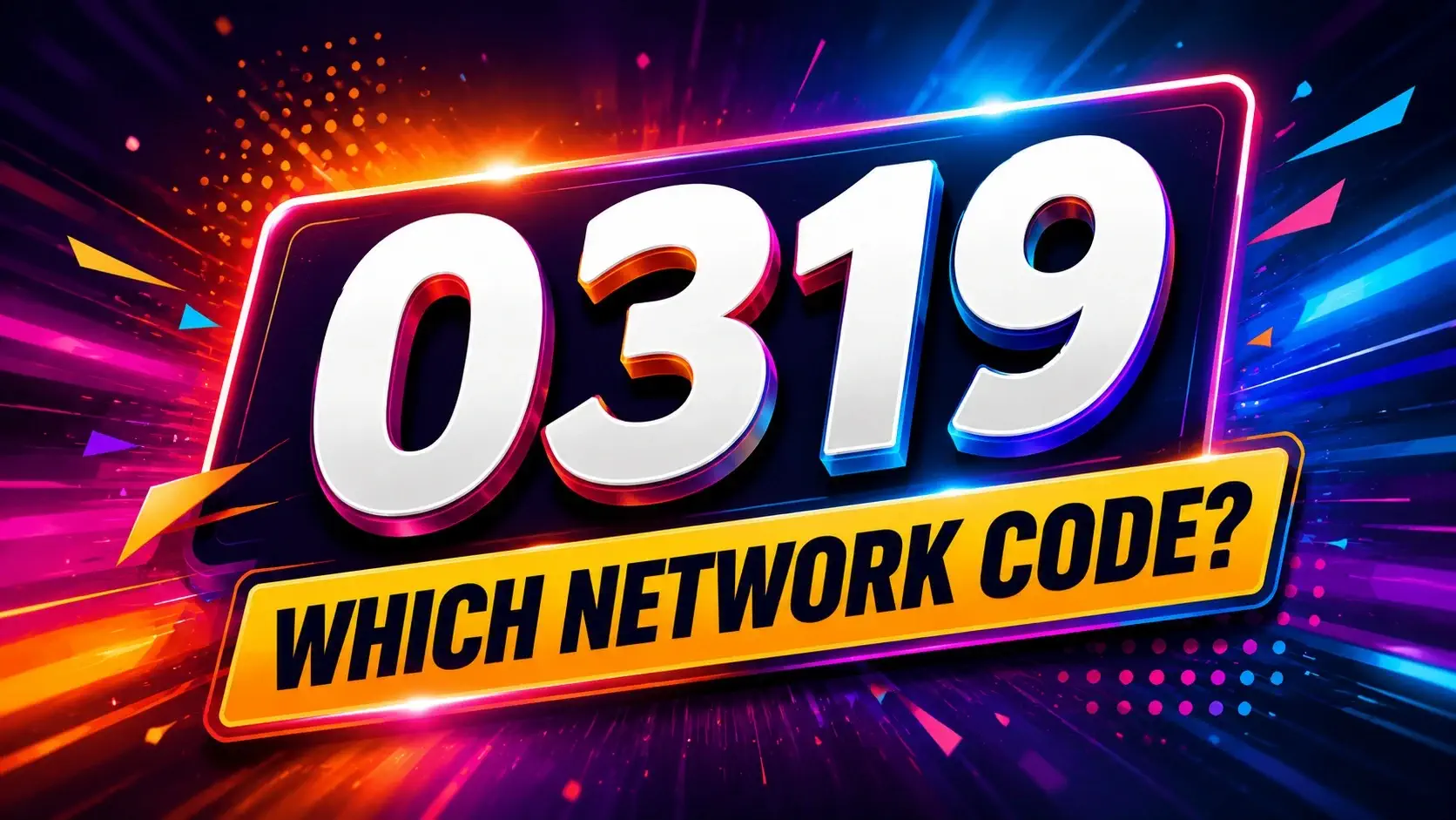0319 which network code in Pakistan