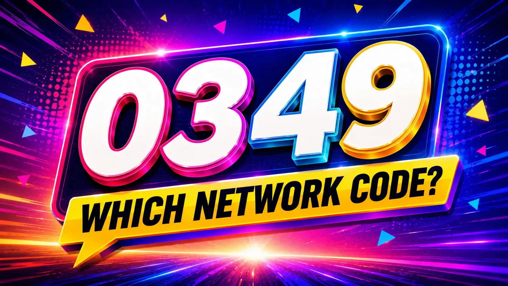 0349 which network code in Pakistan